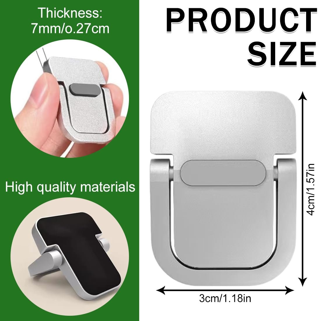 Мини подставка для ноутбука, в наборе 4 шт., складная невидимая подставка для ноутбука, охлаждение ноутбука, портативная подставка для клавиатуры для стола, с нескользящим силиконом, для всех ноутбуков, фото №2