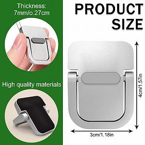 Мини подставка для ноутбука, в наборе 4 шт., складная невидимая подставка для ноутбука, охлаждение ноутбука, портативная подставка для клавиатуры для стола, с нескользящим силиконом, для всех ноутбуков synthetic.ua - Фото 1