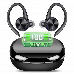 Навушники Brother International Corporat Bluetooth Бездротові В-вухо З мікрофоном Спорт HiFi Стерео звук USB-C Швидка зарядка Шумозаглушення IPX7 Водонепроникні - Фото 1