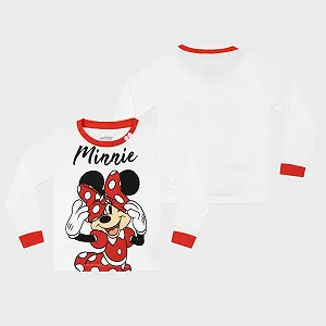 Піжама Disney Minnie Mouse для дівчат Minnie Mouse synthetic.ua - Фото 1