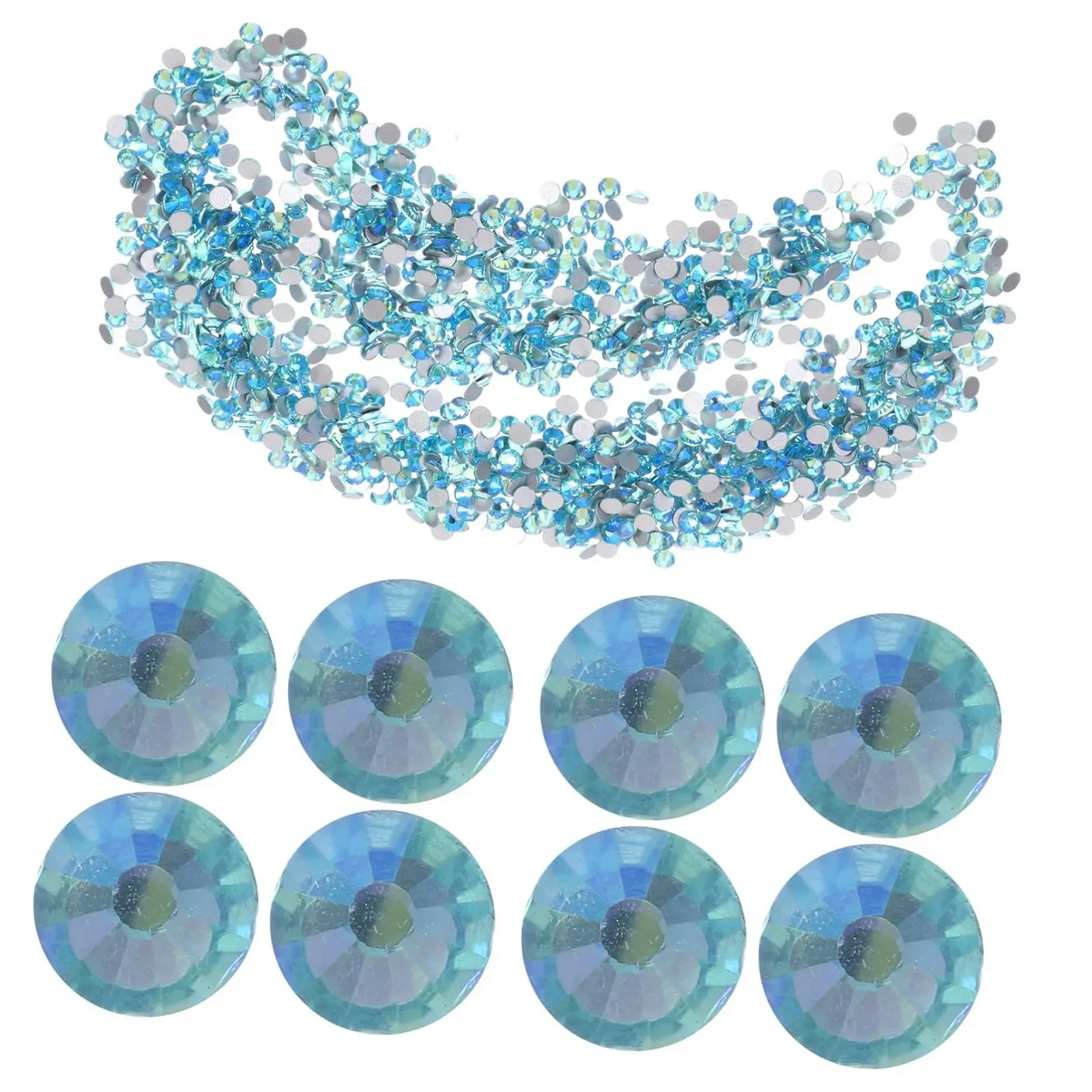Стразы minkissy 4320 штук Стеклянные Плоские Стразы, Орнамент, Аксессуары для ногтей, Хрустальные украшения для ногтей, Декоративные подвески для ногтей, фото №2