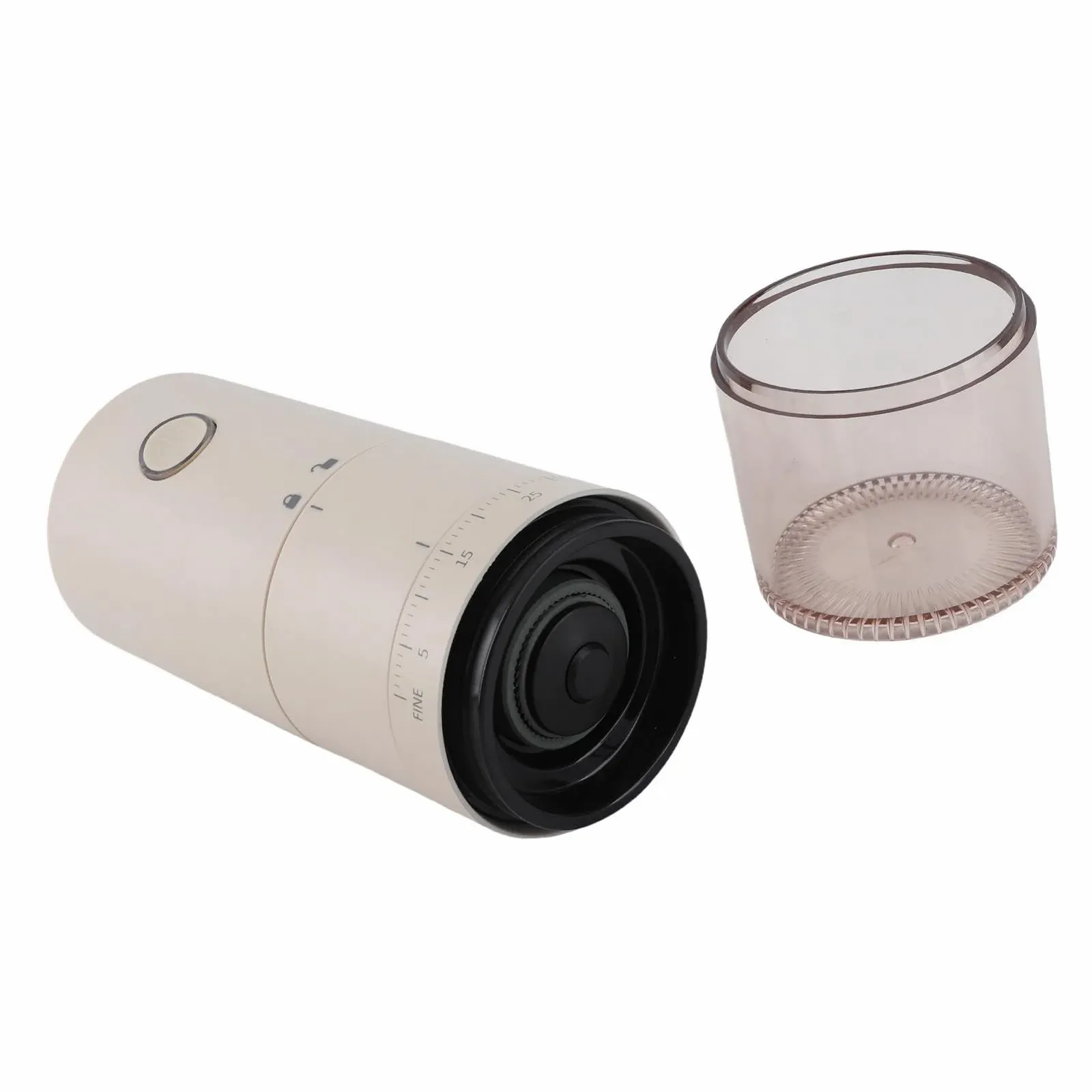 Електрична кавомолка SIXRUN 38 швидкостей, акумуляторна портативна USB для крапельної кави вдома, 38 регульованих налаштувань помелу, фото №5