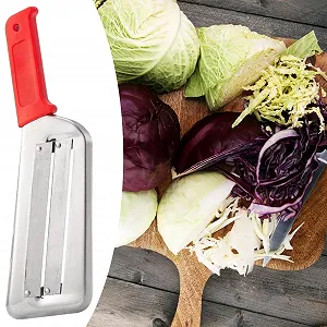Слайсер для капусты, из нержавеющей стали, практичный кухонный инструмент. synthetic.ua - Фото 1