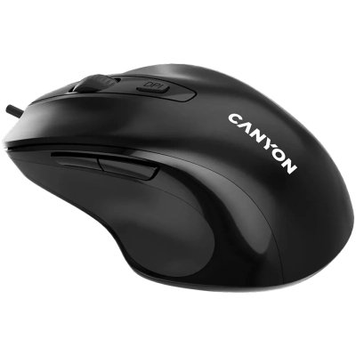 Мышка Canyon M-6 USB Black (CNE-CMS6), фото №4 Мышка Canyon M-6 USB Black (CNE-CMS6), фото №4
