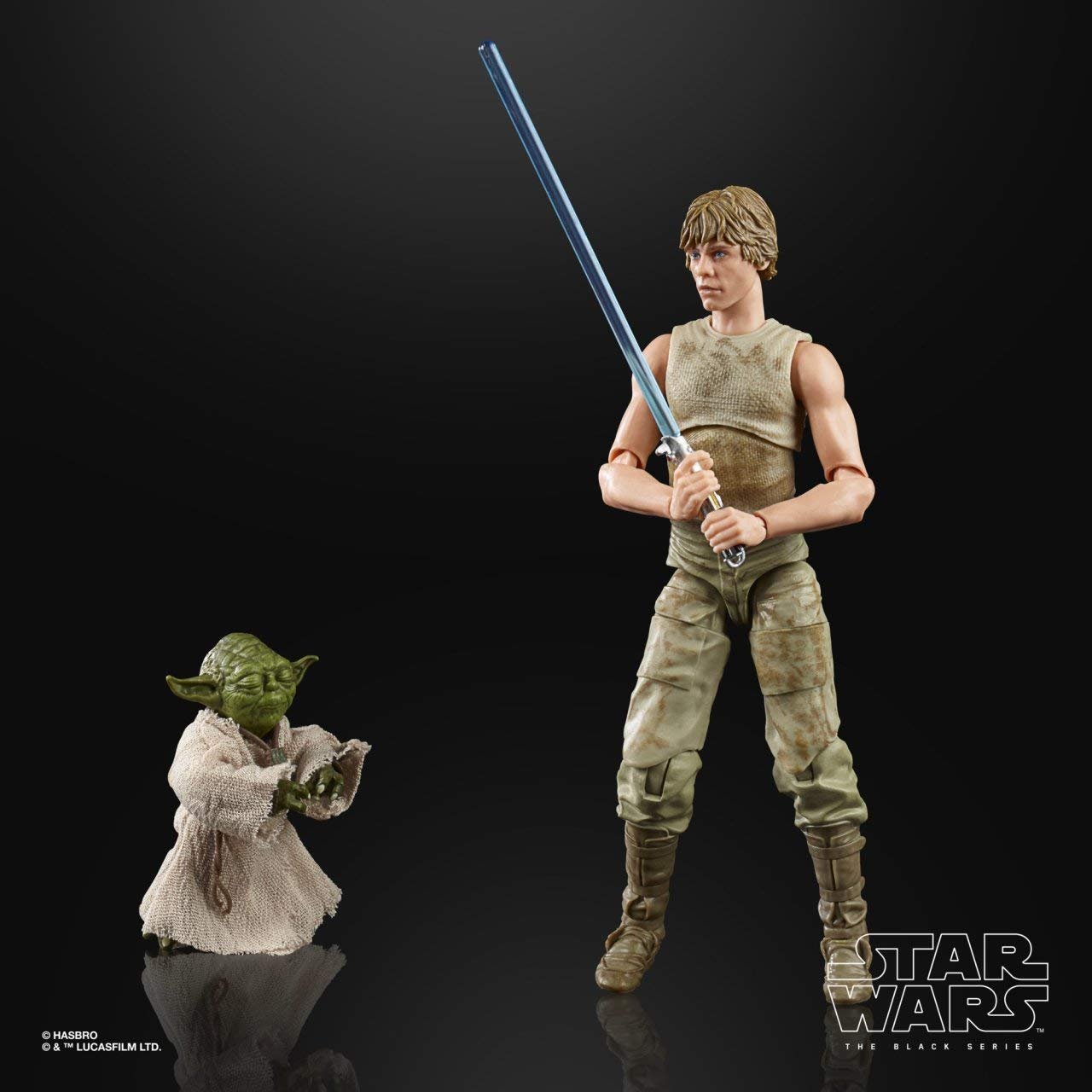Фігурки Star Wars The Black Series Люк Скайвокер і Йода 15 см, фото №3
