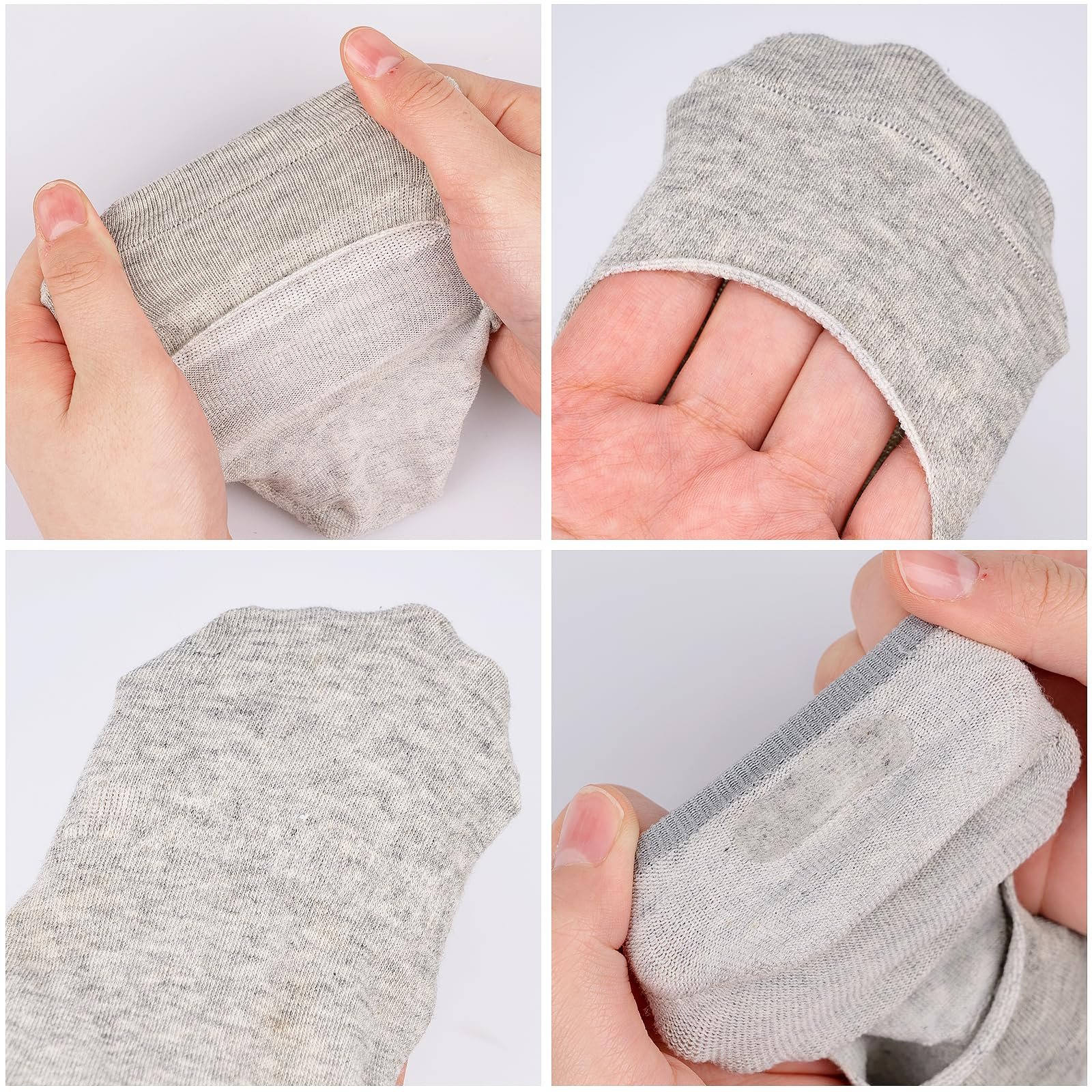 Шкарпетки Fantasyon без сліду для жінок 6 пар, нековзні невидимі шкарпетки, фото №4