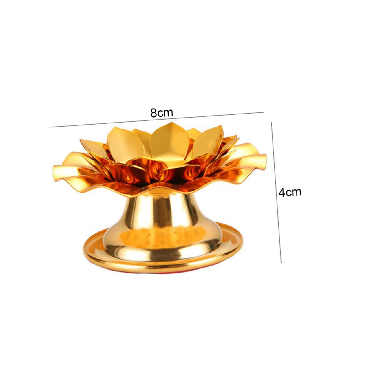 Подсвечник PRETYZOOM Lotus Creative Candle Cup, фото №3