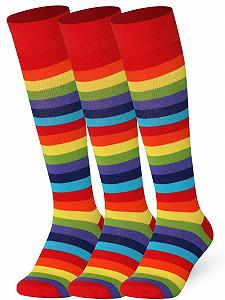 Шкарпетки до коліна в смужку Mysocks Unisex 3 пари - Фото 1
