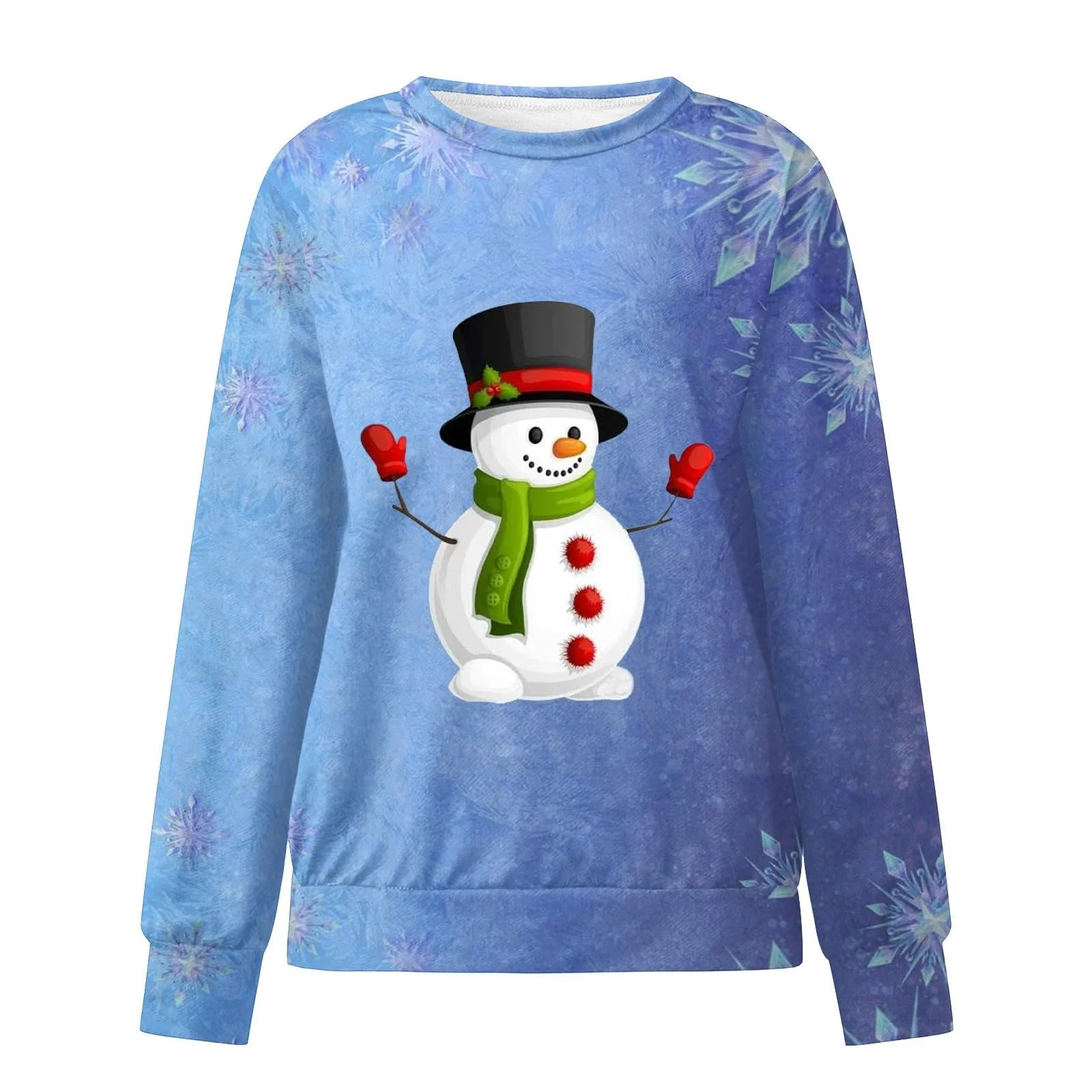 Женский Свитшот с круглым вырезом Длинный рукав, фото №1