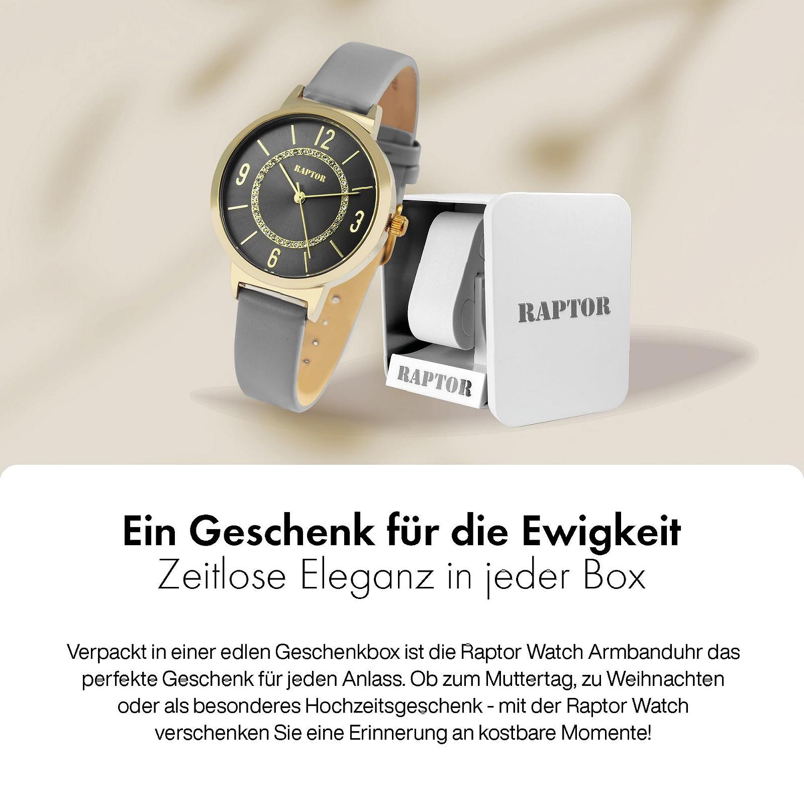 Жіночий годинник Raptor Lieke RA10228, шкіра, штучний камінь, аналоговий, кварцовий, фото №6 Жіночий годинник Raptor Lieke RA10228, шкіра, штучний камінь, аналоговий, кварцовий, фото №6