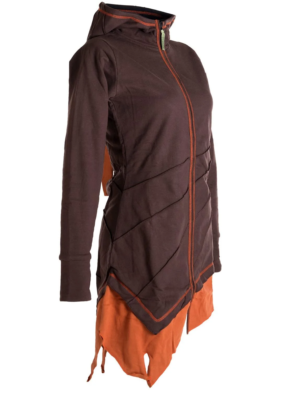 Пальто Vishes Асимметричное Эльф с остроконечным капюшоном и отверстиями для больших пальцев, фото №5 Пальто Vishes Асимметричное Эльф с остроконечным капюшоном и отверстиями для больших пальцев, фото №5