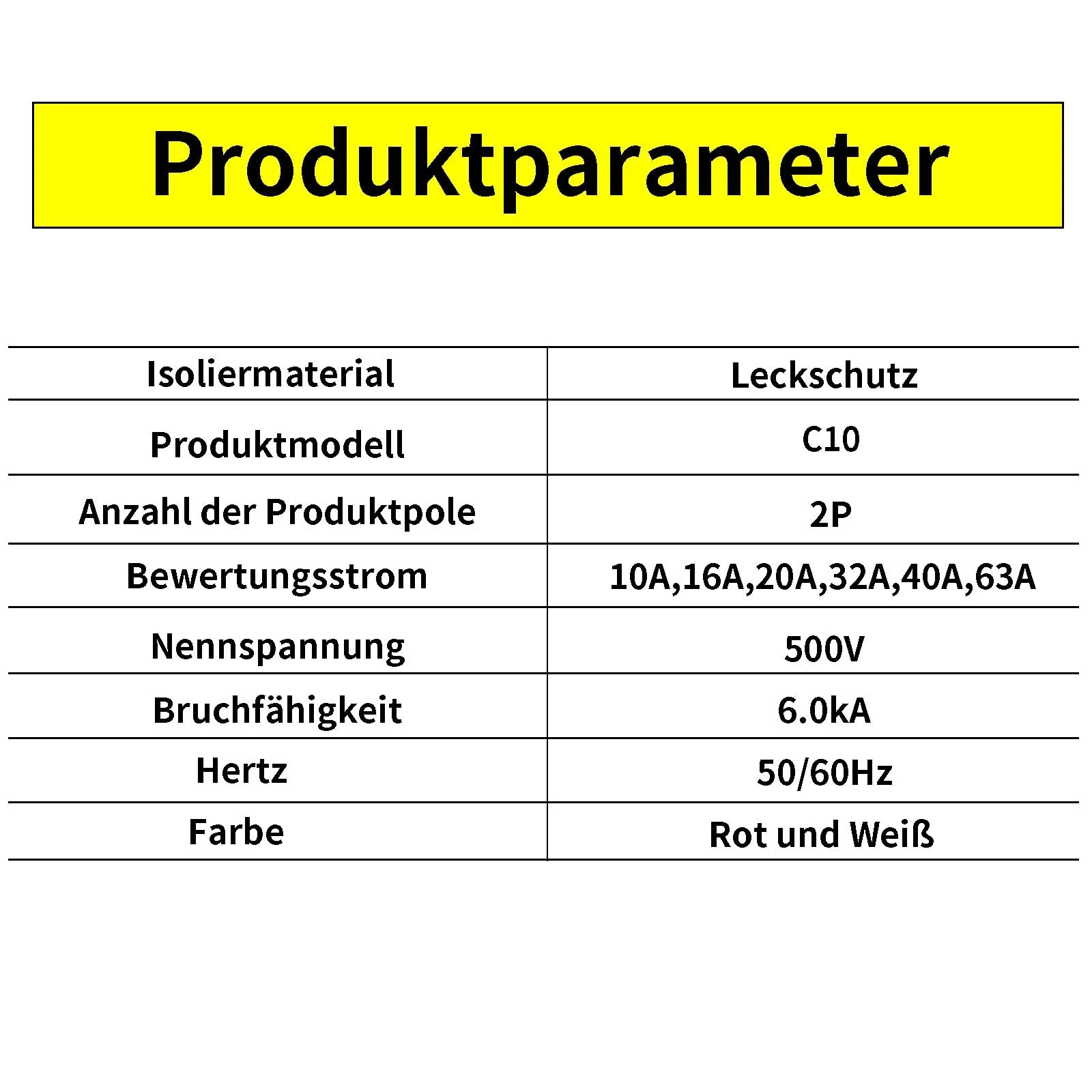 Миниатюрный автоматический выключатель Solar Photovoltaic Systems 10А 2 Pole DC500В (2 шт.), фото №3