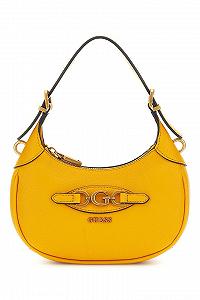 Купить Женская сумка Guess Malva / Из искусственной кожи / В форме полумесяца / С цепочкой и съемным ремешком / Желтый - Фото 1 Женская сумка Guess Malva / Из искусственной кожи / В форме полумесяца / С цепочкой и съемным ремешком / Желтый - Фото 1