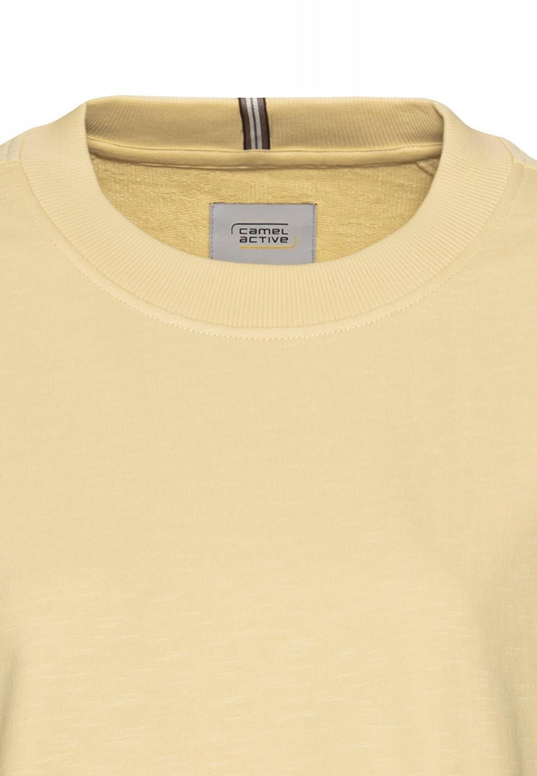 Женский Свитшот camel active с круглым вырезом из чистого хлопка, фото №8