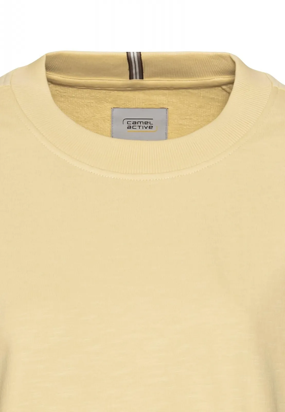 Жіночий Світшот camel active з круглим вирізом з чистої бавовни, фото №8