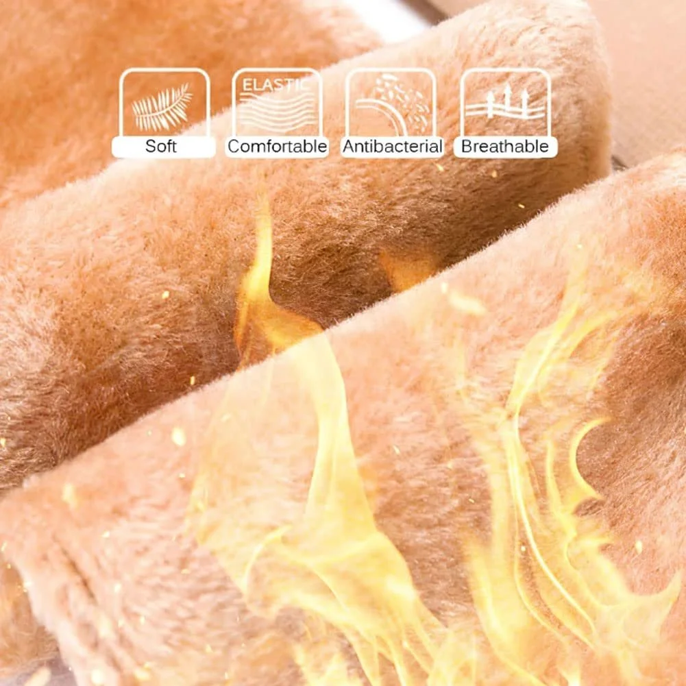 Теплі зимові шкарпетки з вельвету, 2 пари, фото №3 Теплі зимові шкарпетки з вельвету, 2 пари, фото №3