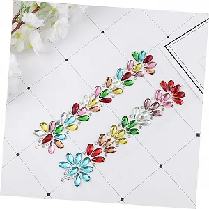 Стразы COHEALI 5 листов Самоклеящиеся акриловые наклейки для лица Разноцветные наклейки для украшения фотоальбомов, телефонов, детских поделок Легко наносятся synthetic.ua - Фото 1