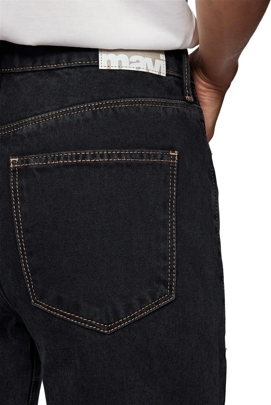 Женские джинсовые штаны MAVI VICTORIA Dark Smoke Denim - 30, фото №4