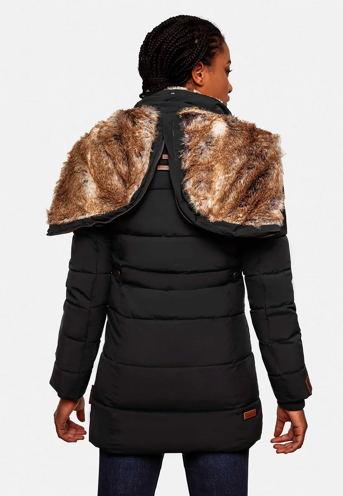 Жіноче стьобане зимове пальто Marikoo Парка з капюшоном, фото №7 Жіноче стьобане зимове пальто Marikoo Парка з капюшоном, фото №7