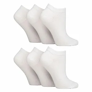 Носки IOMI для диабетиков, 6 пар, женские, широкие, короткие носки-следки без резинки - Фото 1