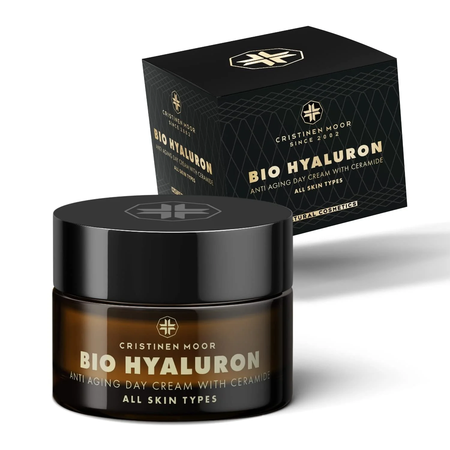 Денний крем Cristinen Moor Organic Hyaluronic Cream з низькомолекулярною гіалуроновою кислотою та церамідами, 100% органічний, фото №1 Денний крем Cristinen Moor Organic Hyaluronic Cream з низькомолекулярною гіалуроновою кислотою та церамідами, 100% органічний, фото №1