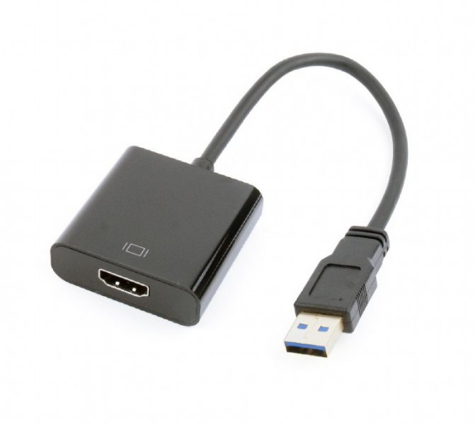 Адаптер-перехідник USB на HDMI Cablexpert A-USB3-HDMI-02, фото №1
