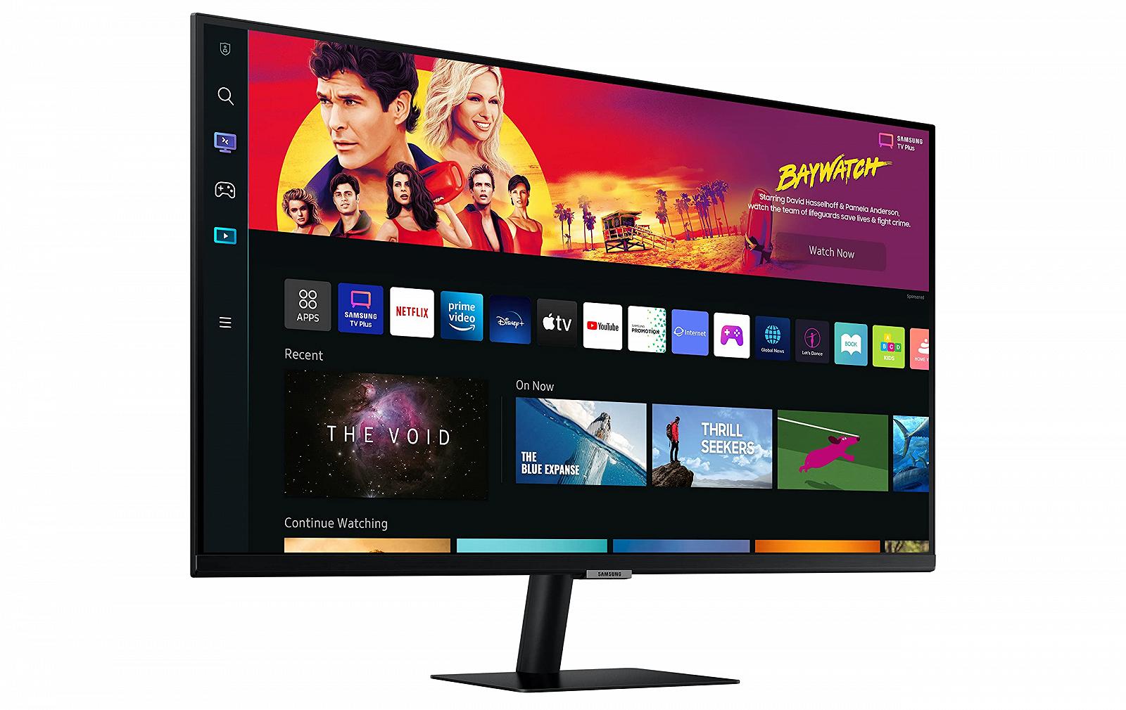 Монітор Samsung Smart M7 32 дюйми UHD 4K чорний, фото №4