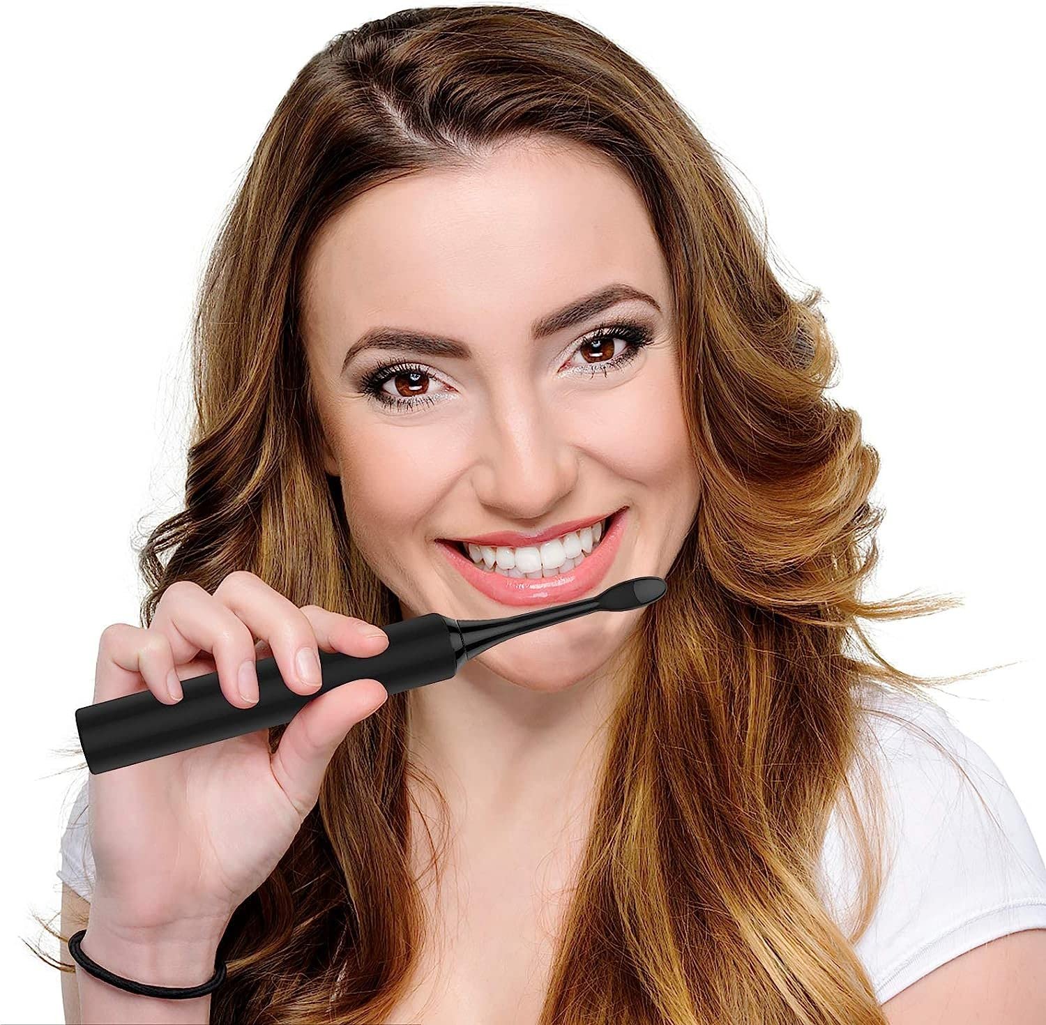 Набір електричних звукових зубних щіток Lächen RM-H9 Double Pack 5 режимів 2 футляри, фото №3