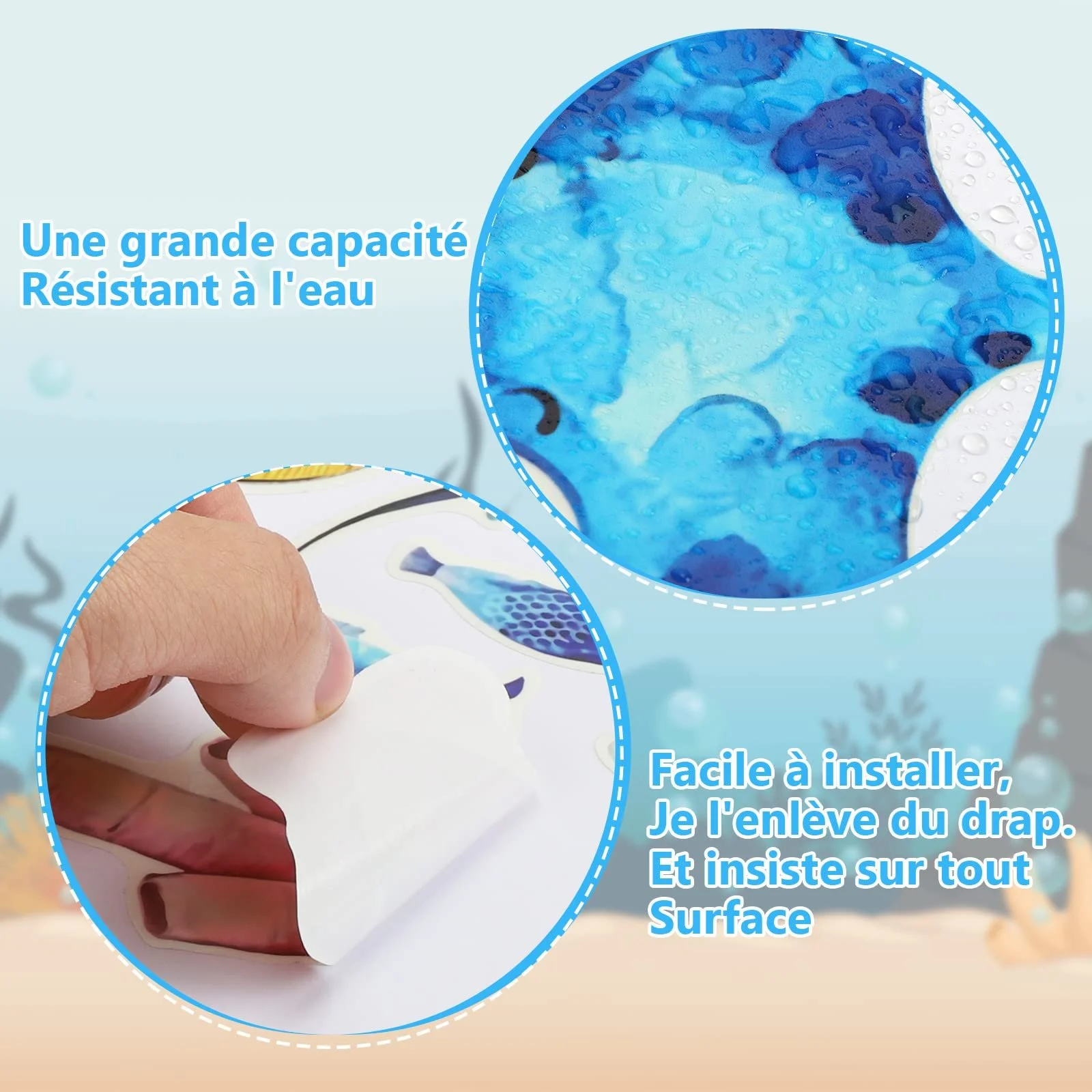 Наклейка на стіну Світні зірки Морські тварини Світна флуоресцентна Морський світ, фото №7 Наклейка на стіну Світні зірки Морські тварини Світна флуоресцентна Морський світ, фото №7