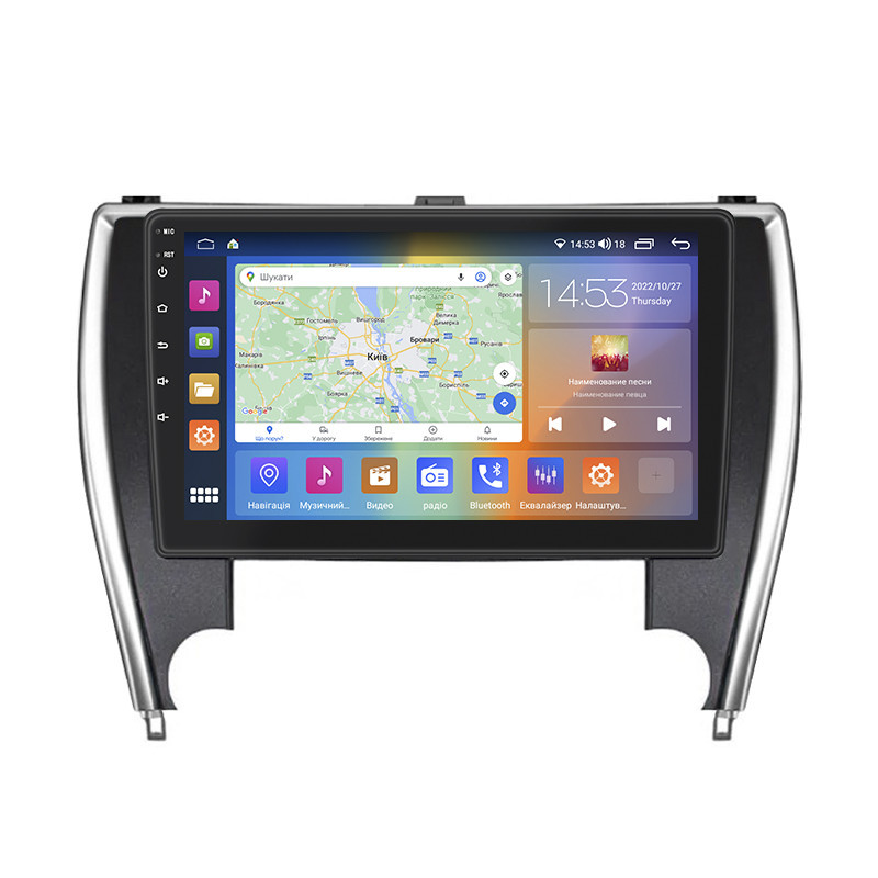 Магнітола Lesko Toyota Camry VII XV50 Рестайлінг 2 2017-2018г IPS 10 4/64Gb CarPlay 4G WiFi GPS Prime, фото №1