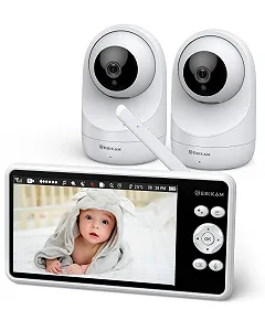 Відеоняня SEBIKAM 5" 720P HD IPS 4000 mAh 2 камери PTZ 355° VOX - Фото 1