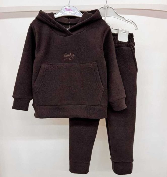 Теплий флісовий костюм 98-158 см костюм фліс полар осінь/зима капюшон, фото №7 Теплий флісовий костюм 98-158 см костюм фліс полар осінь/зима капюшон, фото №7