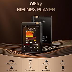 MP3 плеер Oilsky HiFi M308 80GB Черный synthetic.ua - Фото 1
