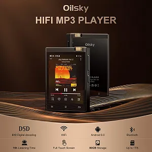 MP3 плеер Oilsky HiFi M308 80GB Черный synthetic.ua - Фото 1