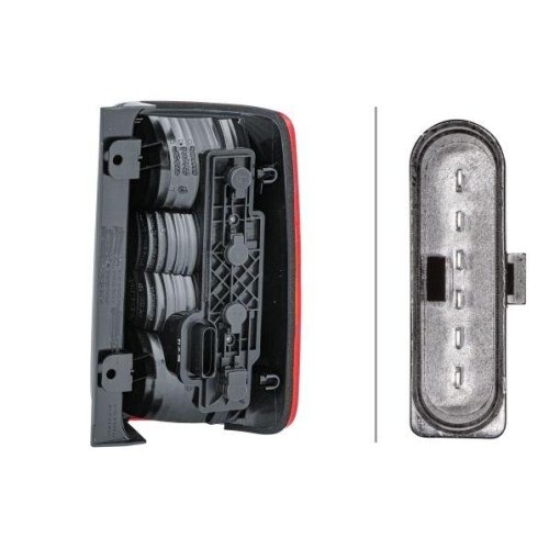 Задний фонарь HELLA 2VP 354 999-011 для VW, левый, для автомобилей с задними дверями, фото №2 Задний фонарь HELLA 2VP 354 999-011 для VW, левый, для автомобилей с задними дверями, фото №2