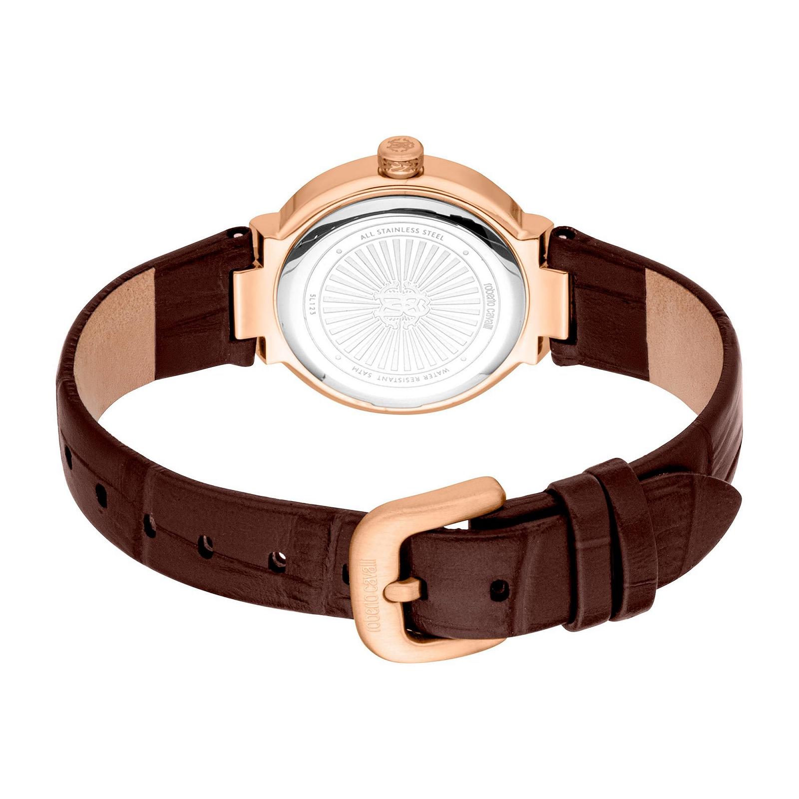 Годинник Roberto Cavalli Кварцовий Аналоговий Шкіряний Ремінець, темно-сірий, фото №3