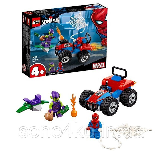 Lego Super Heroes Автомобильная погоня Человека-паука 76133, фото №1