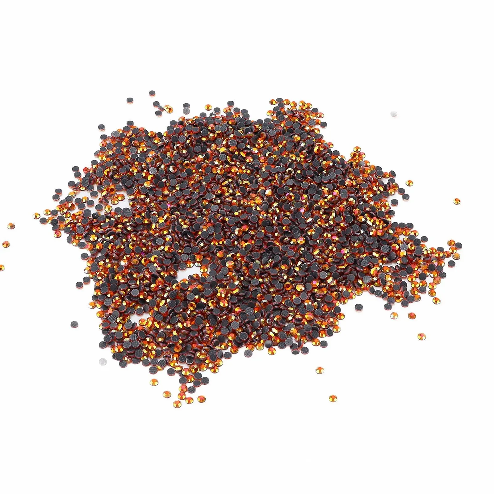 Стразы круглые Iridescent DIY 14400 штук, разноцветные, фото №3