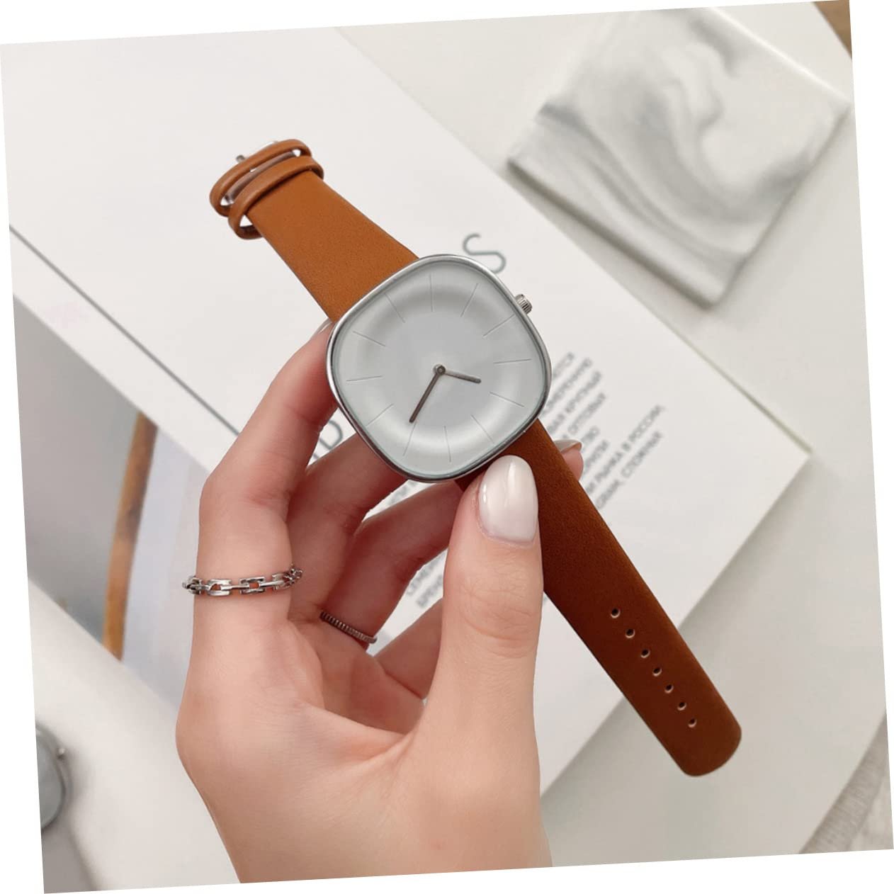 Healvian Часы наручные женские Модные часы с комфортным браслетом Минималистичный дизайн, фото №9 Healvian Часы наручные женские Модные часы с комфортным браслетом Минималистичный дизайн, фото №9