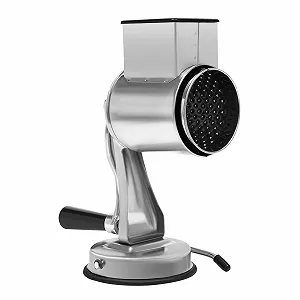 Терка барабанная кухонная из нержавеющей стали, роторная. - Фото 1