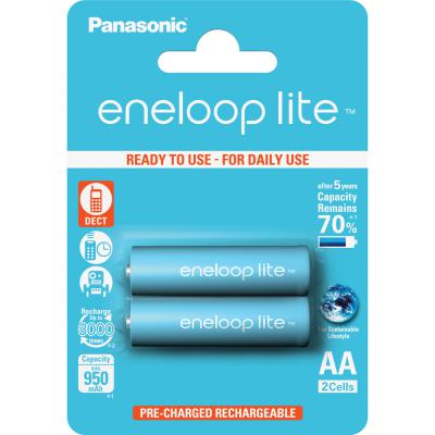 Аккумулятор PANASONIC Eneloop Lite AA 950mAh NI-MH * 2 (BK-3LCCE/2BE), фото №7