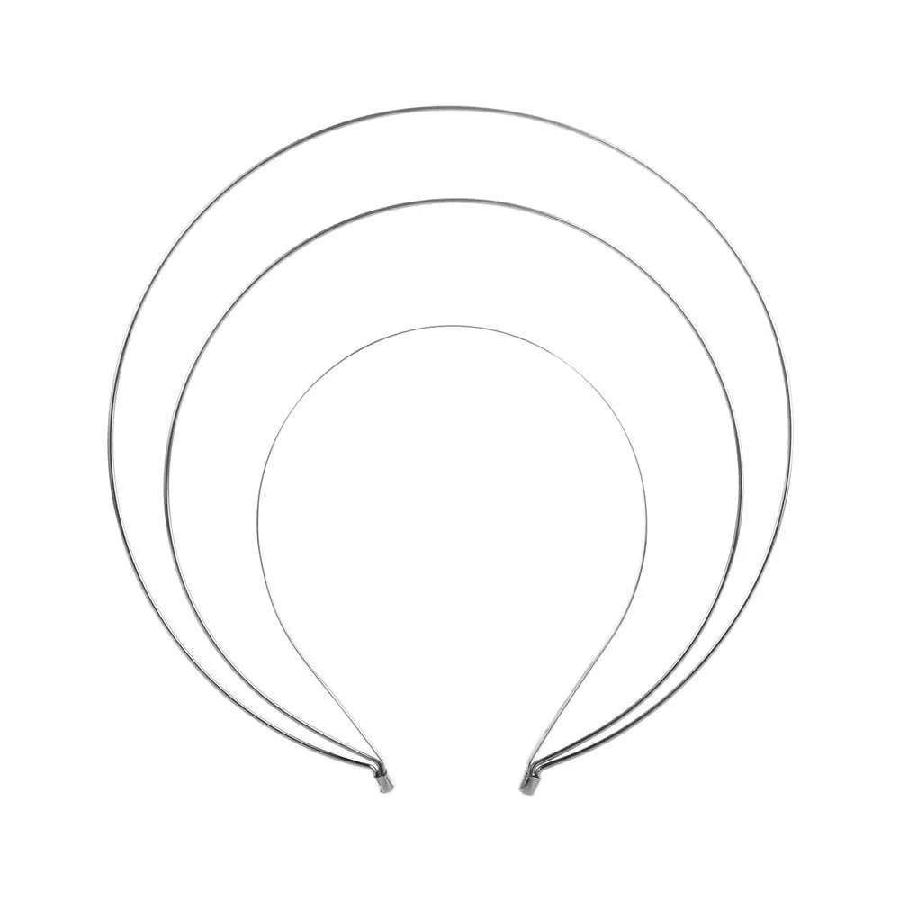 Обруч-корона срібна триярусна, фото №1