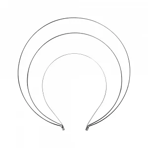 Обруч-корона срібна триярусна - Фото 1