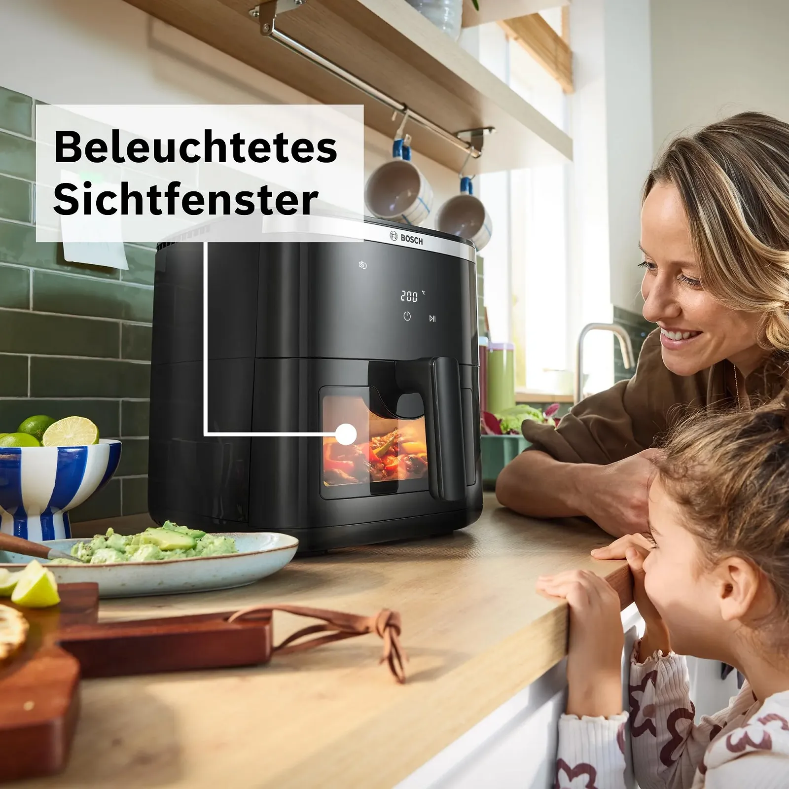 Аэрогриль Bosch Series 6 MAF671B0 XXL 7.2 л 7 программ Смотровое окно Черный, фото №5 Аэрогриль Bosch Series 6 MAF671B0 XXL 7.2 л 7 программ Смотровое окно Черный, фото №5