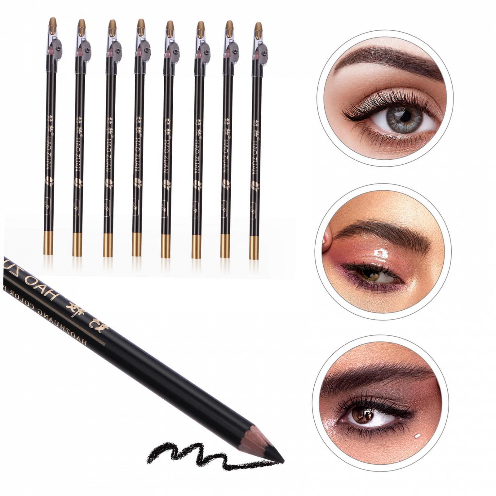 Карандаш Ipetboom Make-up-Zubehör 8шт для бровей Водостойкий Бамбук, фото №7