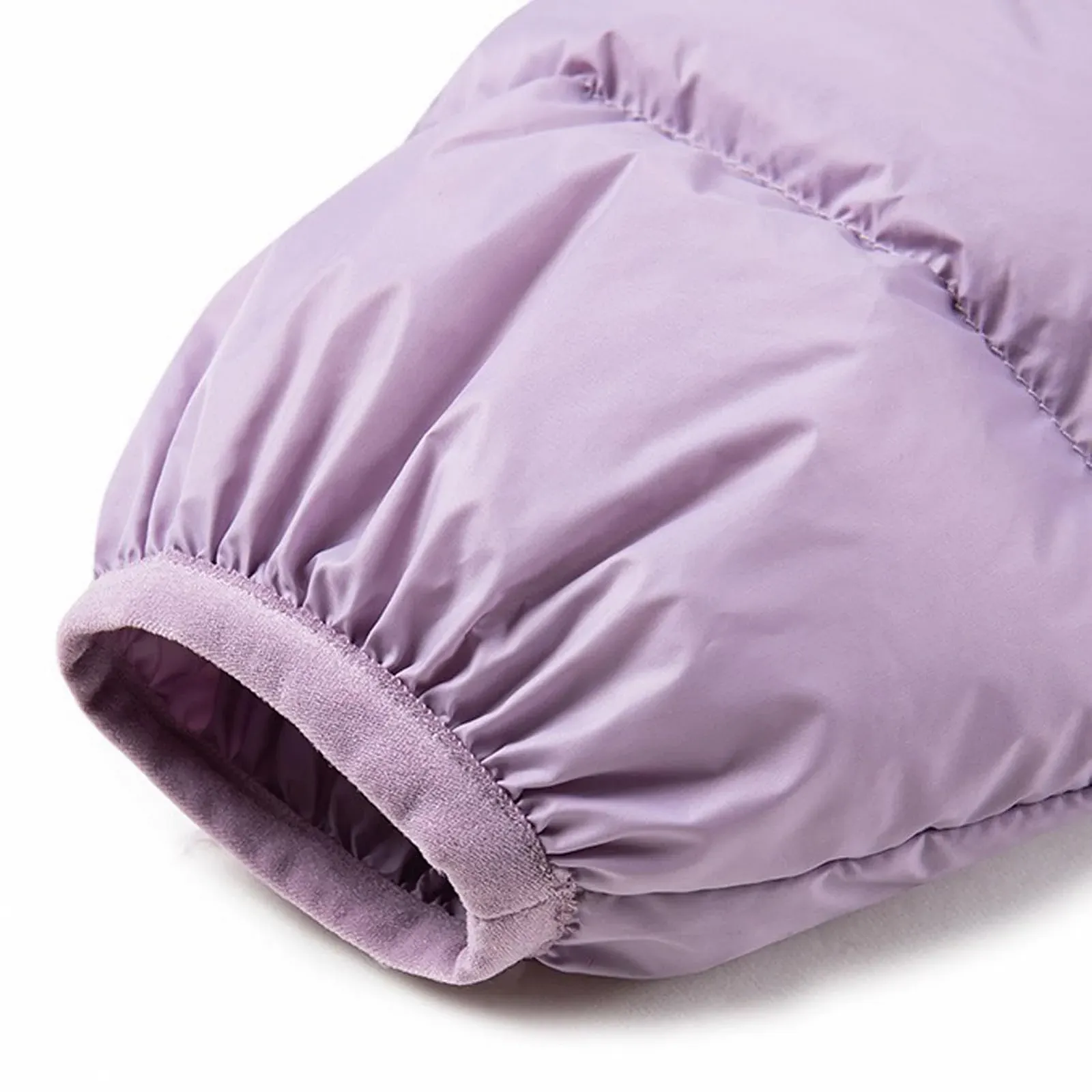 Дитяча стьобана куртка Amur Leopard, Легка пухова куртка з капюшоном, фото №4