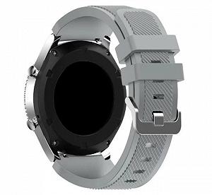 Ремешок силиконовый для часов Huawei Watch GT 2 Active 46mm Grey synthetic.ua - Фото 1