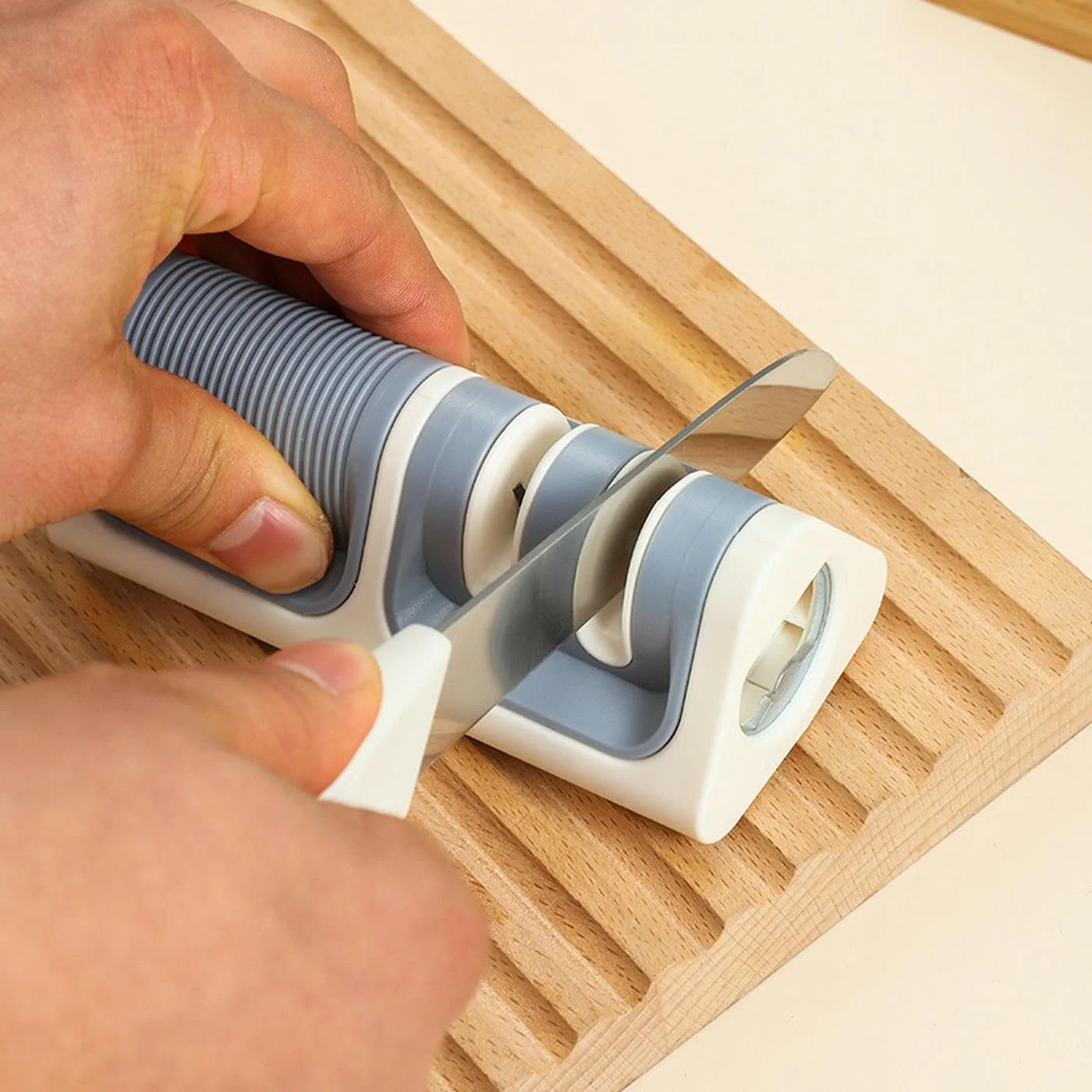 Точилка для ножів та ножиць ручна Багатофункціональна Професійна, фото №2