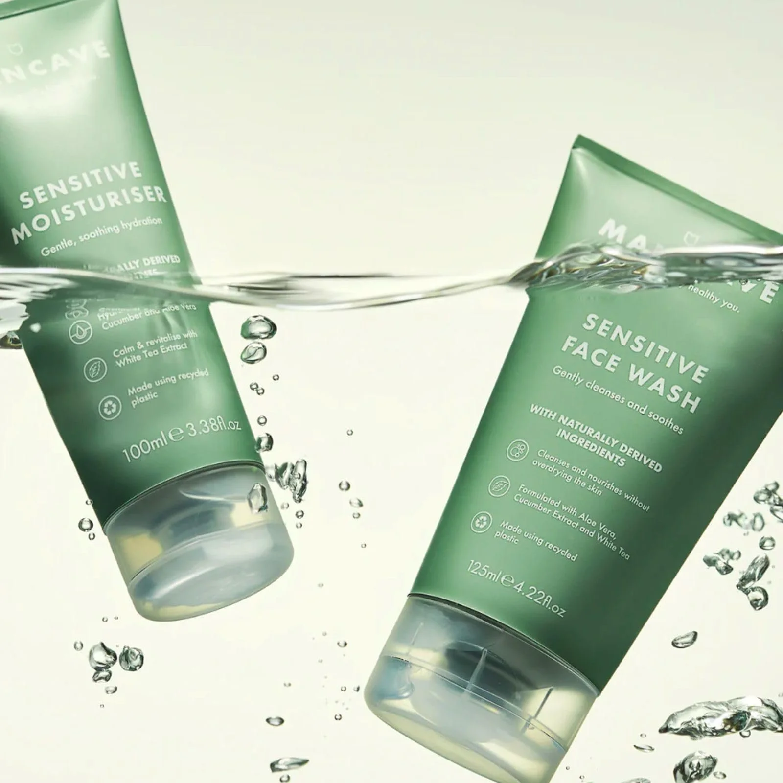 Зволожувальний крем ManCave Sensitive 100 ml Intensive Care Aloe Vera & Shea Butter Vegan, фото №3 Зволожувальний крем ManCave Sensitive 100 ml Intensive Care Aloe Vera & Shea Butter Vegan, фото №3