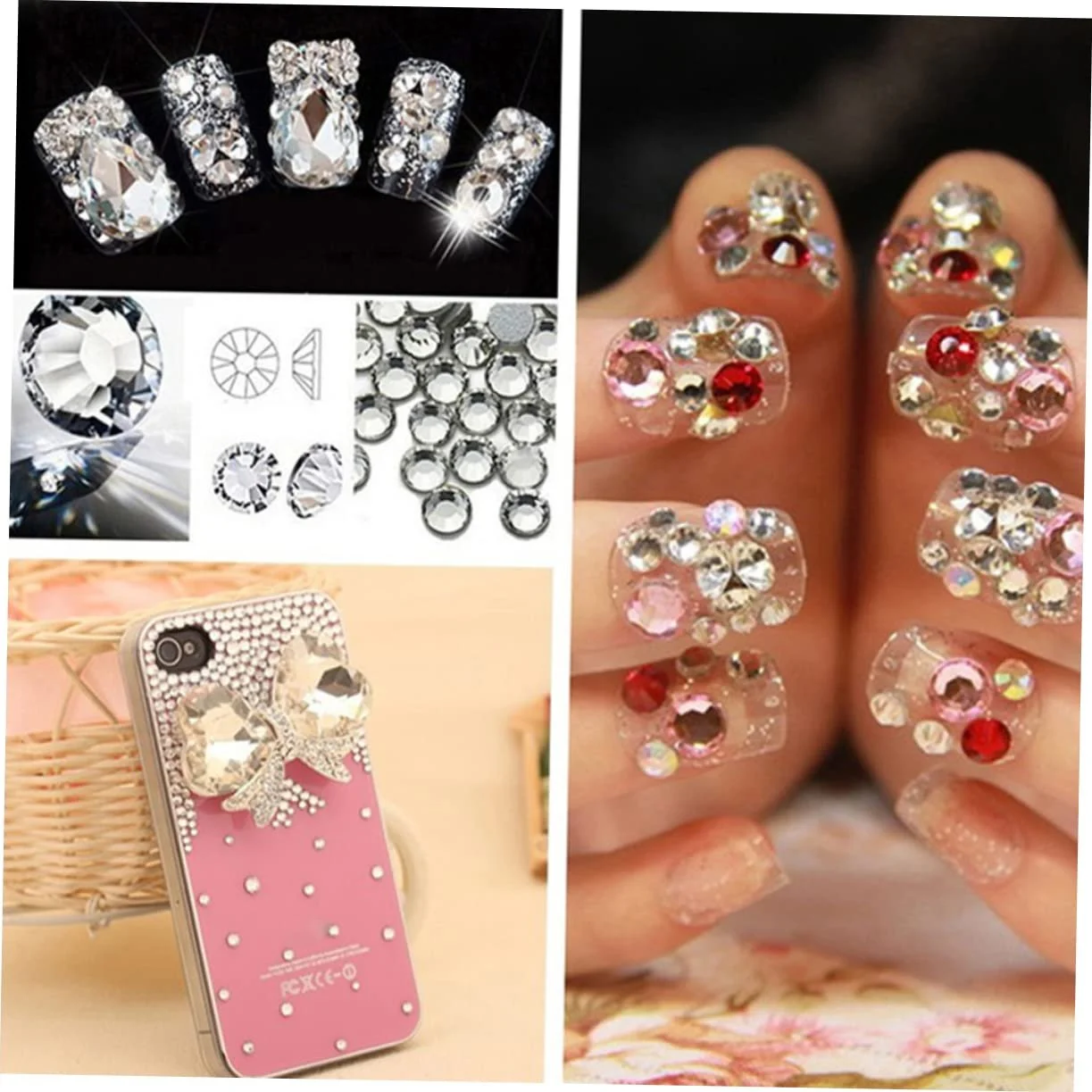 Стразы Круглые COHEALI Crystal AB 2880 штук, фото №6 Стразы Круглые COHEALI Crystal AB 2880 штук, фото №6